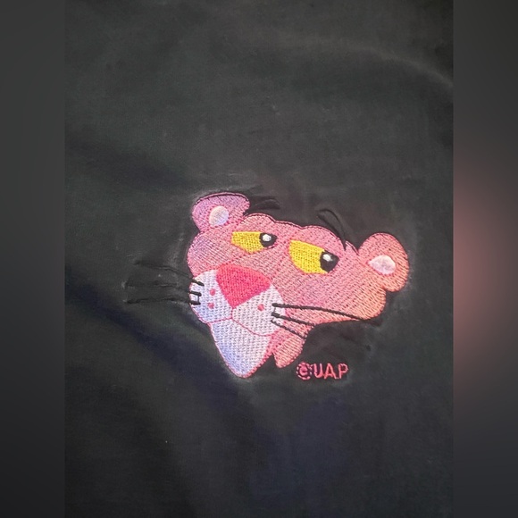 Rare Embroidered Pink Panther Vintage Tee Medium - Picture 3 of 6